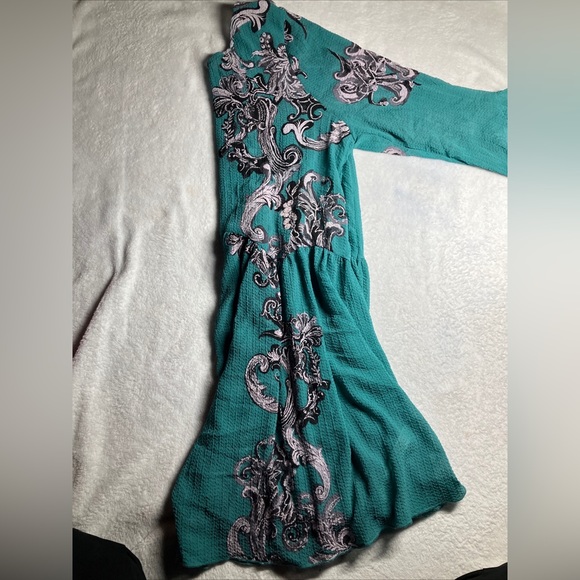 Women’s Free People Dress Boho Gypsy Size Medium - Picture 3 of 7